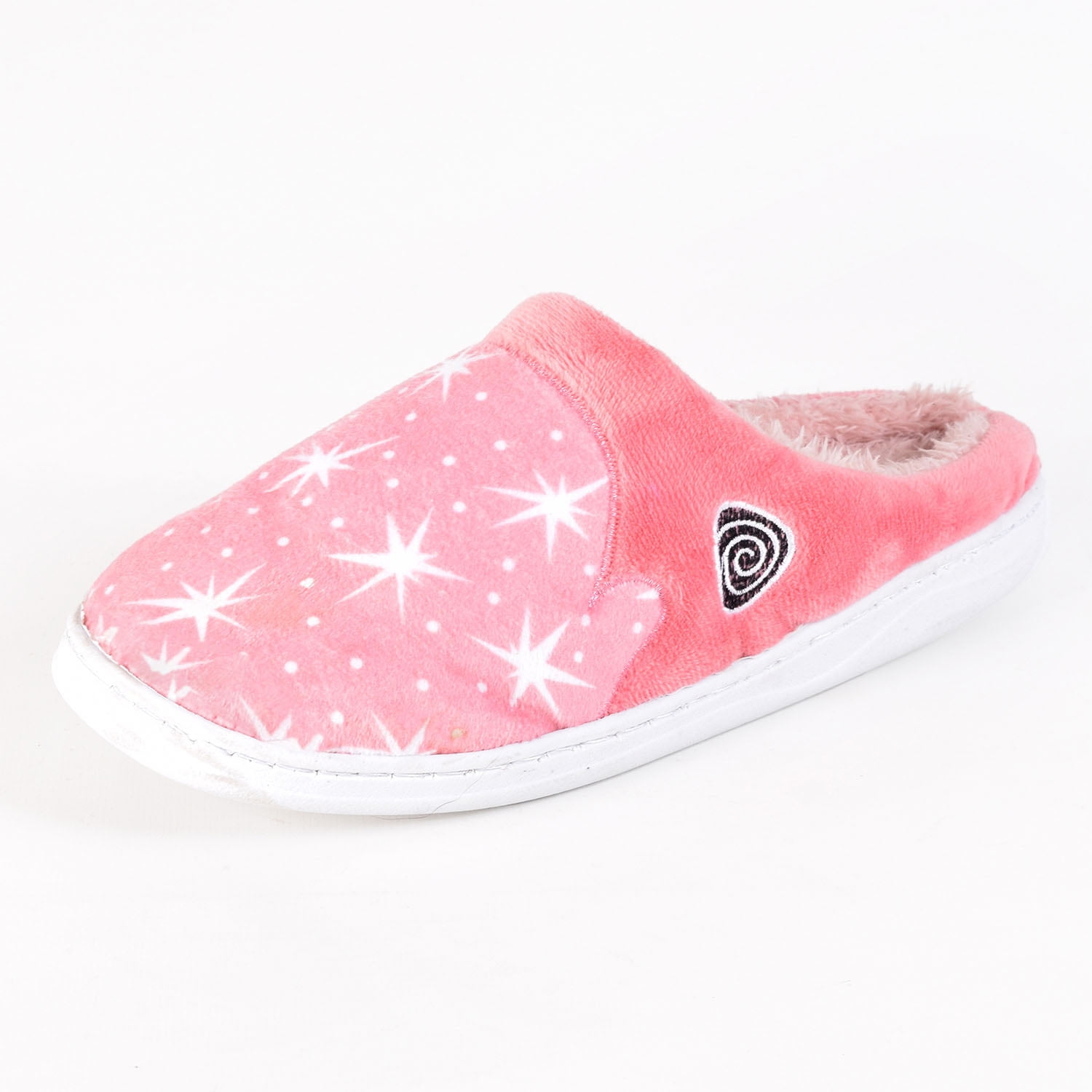 Chaudes - Pantufla Dama Moka Estrellitas Rosado 39/40 L