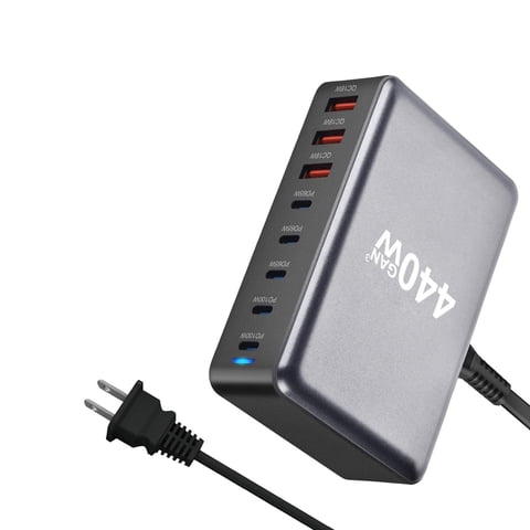 Bothyi - Estación De Carga De Escritorio Cargador Gan De Escritorio De 440 W Para Oficina, Trabajo Y Hogar