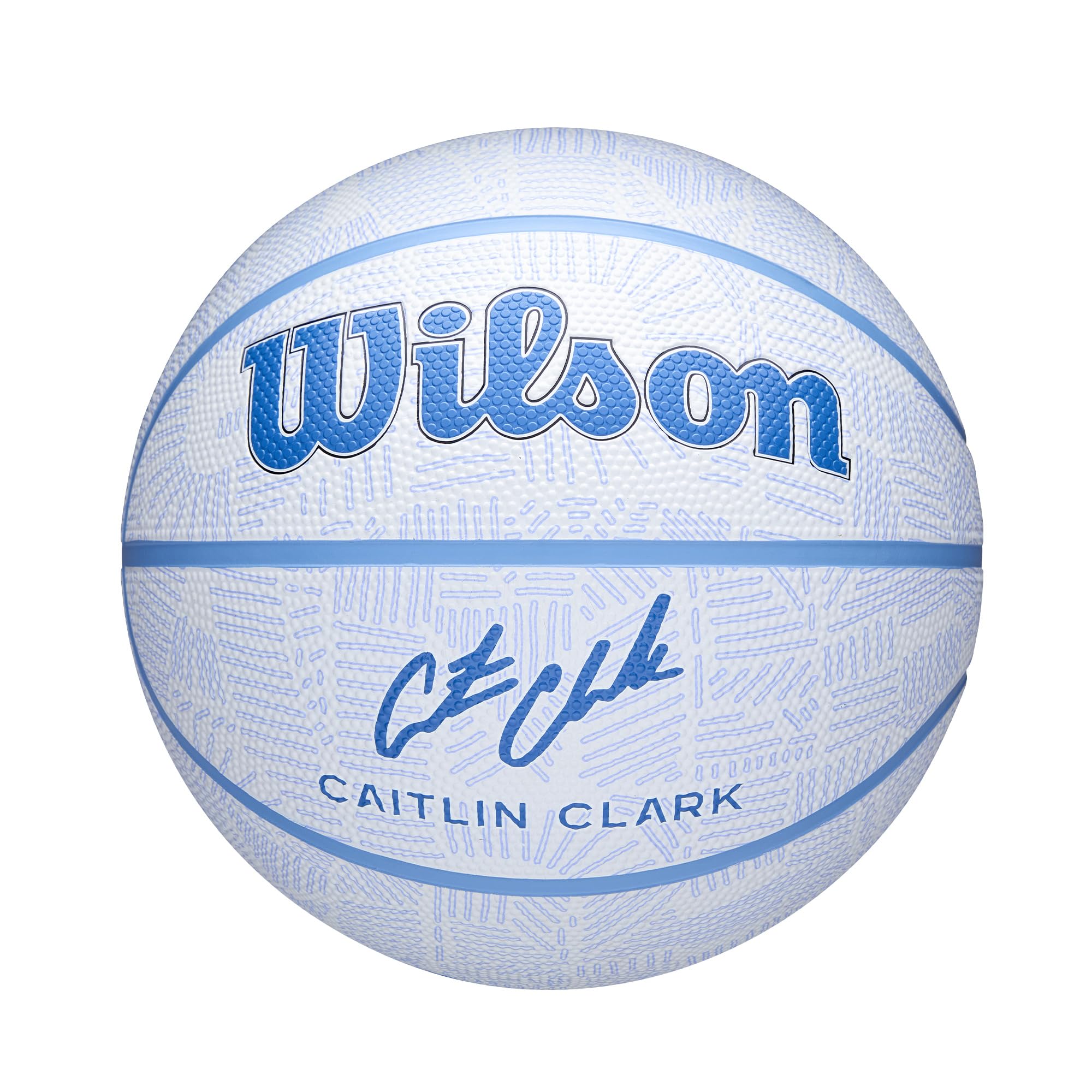 Balón De Baloncesto Wilson Caitlin Clark Envision Azul, Talla 5 - 27.5