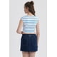 thumbnail image 3 of Polera Mujer Rayas Blanco, 3 of 4