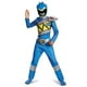 thumbnail image 1 of Disfraz de Power Rangers Azul para Niños. Traje con licencia oficial Blue Ranger Dino Char, 1 of 2