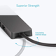 thumbnail image 3 of Concentrador USB 3.0 de 4 puertos, concentrador de datos ultradelgado (no compatible con carga), para MacBook, Mac Pro, Surface Pro, XPS, PC, unidad flash y disco duro portátil., 3 of 8
