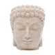 thumbnail image 3 of Buda Figura de la cabeza de la cabeza Flower Planta Resina Resina Ornamento de escritorio Sembradora para patio Desk Stanfa Interior Decoración del Estilo B, 3 of 5