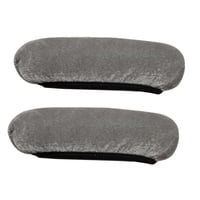 Magideal - Funda Para Muletas (2 Unidades), Lavable, Acolchada, Juego De Cojines Para Muletas, Almohadillas Para Muletas Axila Gris