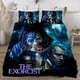 thumbnail image 3 of Juego de ropa de cama con funda nórdica estampada en 3D de El Exorcista con funda de edredón. Juego de 3 piezas que incluye fundas de almohada y funda. Mhine Was, 3 of 3