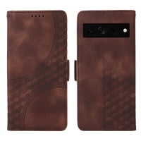 Carcasa Foxdock Google Pixel 7 Pro De Cuero Pu, Diseño Acolchado Clásico, Protección Contra Caídas Y Rayones