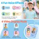 thumbnail image 3 of Walkie Talkies LEENK Pack de 2 Recargables con Video Azul/Rosa, 3 of 8