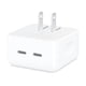 thumbnail image 1 of Adaptador de corriente Apple compacto de 35W con doble puerto USB-C, 1 of 3