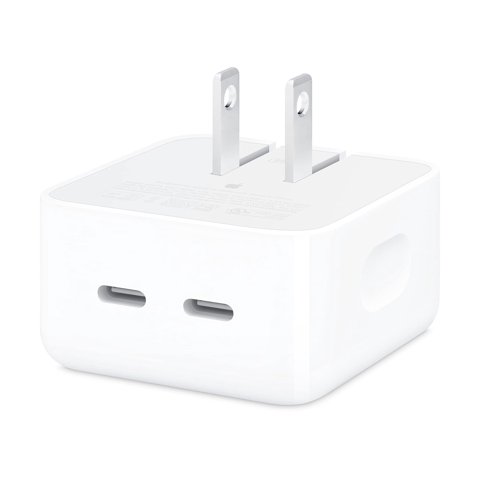 Adaptador De Corriente Apple Compacto De 35W Con Doble Puerto Usb-C