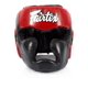 thumbnail image 2 of Casco de boxeo Fairtex HG13 de piel auténtica, negro/rojo, 2 of 6
