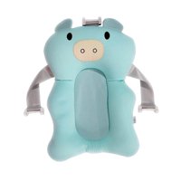 Bothyi - Cojín Antideslizante Para Baño De Bebé, Almohadilla De Ducha Portátil Para Niños Pequeños, Recién Nacido, Azul