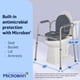 thumbnail image 4 of Cómoda Medline 3 en 1 de acero ajustable con Microban, 4 of 6