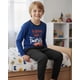 thumbnail image 2 of Pijama Niño Algodón Estampado Football azul 12, 2 of 7