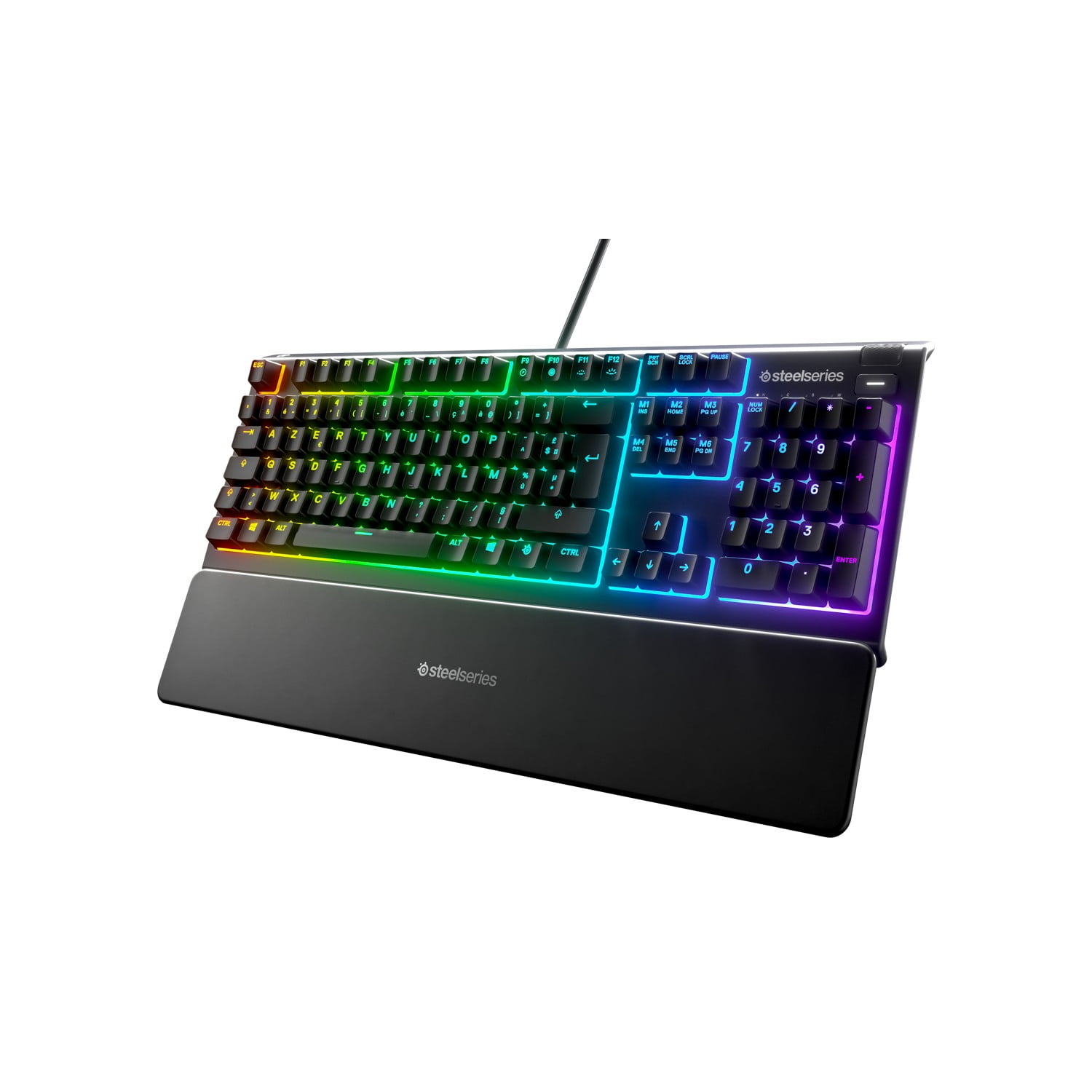 Teclado Gamer Mecánico Steelseries Apex 3 Negro Rgb Inglés