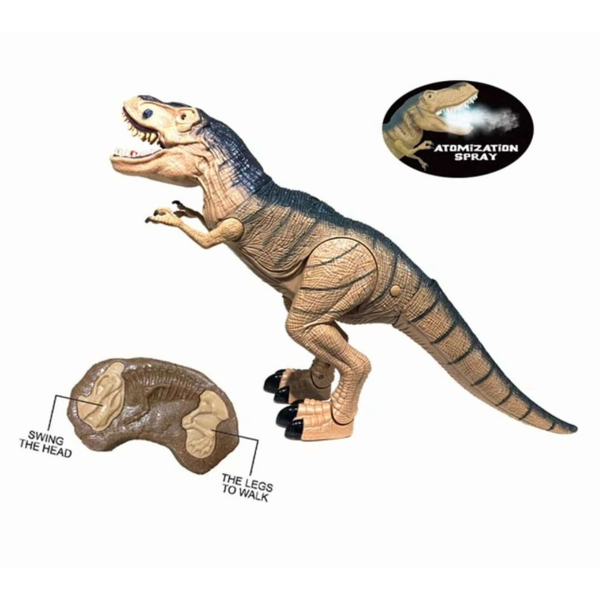 Maravillas Valdivia - Dinosaurio Control Remoto Gran Tiranosaurio Rex Luz Vapor