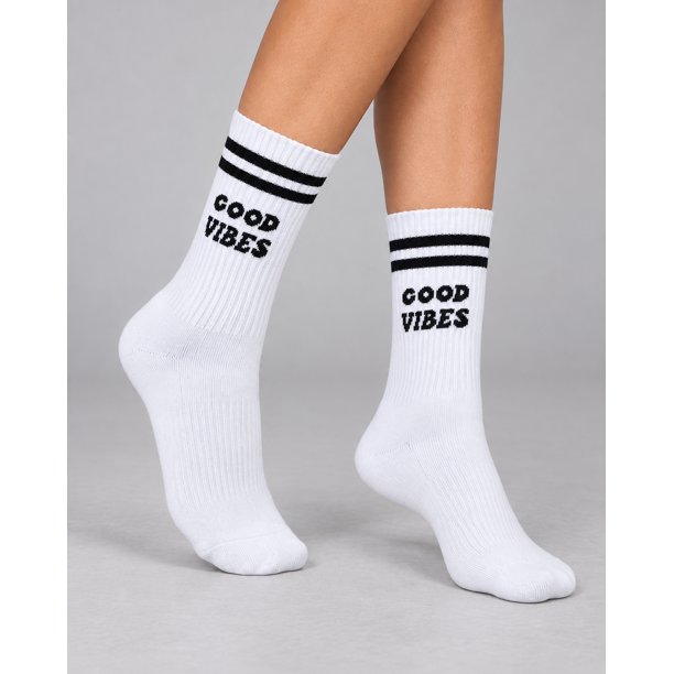 Calcetines Deportivos Mujer Good Vibes Fitness Gym