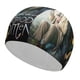 thumbnail image 1 of Buenos presagios Gorro de Natación de Licra, Gorro de Baño de Tela Cómoda, Gorro Elástico Antideslizante para Hombres, Mujeres y Niños, 1 of 6