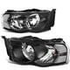thumbnail image 1 of Faros DNA MOTORING HL-OH-DR02-BK-CL1 negros para Ram 02-05, 1 of 4