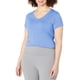 thumbnail image 1 of Camiseta deportiva Heathered Performance con cuello en V de Shirt Hanes XL, 1 of 4