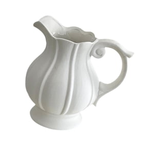 Magideal - Florero, Maceta, Florero, Regalos De Cumpleaños, Jarra Decorativa, Jarrón Con Adorno Floral, Jarra De Granja, Jarrón Para Cafetería, Ramo Para El