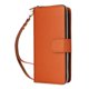 thumbnail image 2 of Funda Cartera con Cremallera y Correa para iPhone 14 Pro Max Soporte y Tarjetero Marrón, 2 of 6
