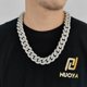 thumbnail image 5 of Cadenas Cubanas Sólidas Gruesas de 16-24 Pulgadas para Hombre Grande, Cadena de Eslabones Cubanos de Hip Hop Extra Brillante para Hombre, Ancho 21 Mm Collar de Eslabones Cubanos Miami Iced Out -, 5 of 6