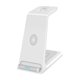 thumbnail image 2 of Soporte De Cargador Inalámbrico 3 En 1 Oficina De Regalos Para IPhone 13 12 11 XR X 8 Blanco, 2 of 5