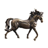 Magideal - Figuras De Metal Escultura De Animales Decoraciones Escritorio Hogar De Arte Recuerdos Regalos Estatuas De Caballos Para Inauguración De La Casa , Dirígete A La Derecha