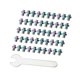thumbnail image 1 of 50 Piezas De Acero Inoxidable, Tornillos Para Pedales De Bicicleta, Pernos Fijos, Pernos Antideslizantes, Accesorios Coloridos, 1 of 5