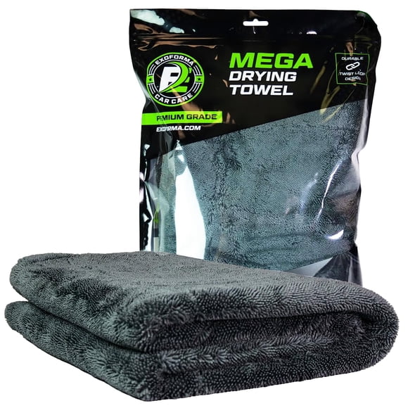 Toalla De Secado De Coche Mega 1200 Gsm Microfibra 60 X 90 Cm