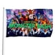 thumbnail image 1 of Monster Bash Bandera impresa con temática, regalo perfecto para fanáticos, amigos y familiares, y adecuada para actividades al aire libre e interiores, decoraciones de fiesta. 90 cm × 150 cm., 1 of 6