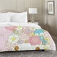 thumbnail image 2 of DIEZ The Girls My Bunny Melody Theme Bedding Set3 Piece 3D Melody Flowers Printed Breathable Durable Microfiber Comforter SetGifts for Boys and Girls Twin, 2 of 5