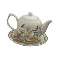 Bothyi - 2X Juego De Tetera Con Tetera De Agua De Platillo Para Suministros De Mesa De Capuchino De Boda