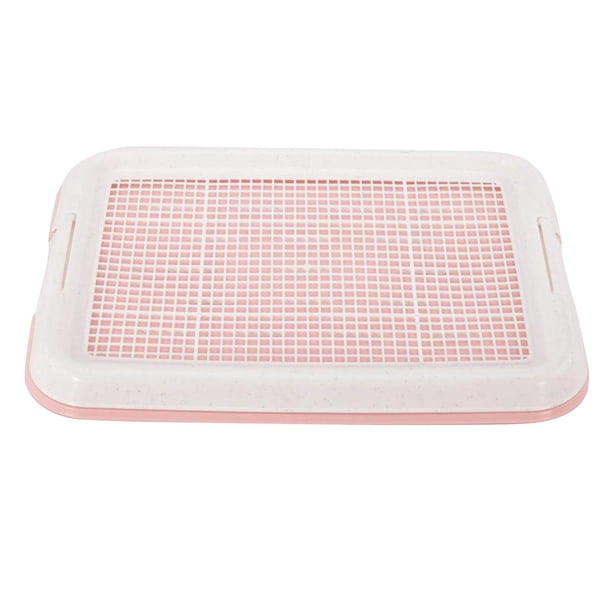 Orinal Para Perros, Bandeja De Entrenamiento Para Inodoro, Esquina De Entrenamiento Para Orinal Extraíble Para Perros Pequeños, Rosa