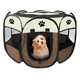 thumbnail image 1 of Corral Para Mascotas Jaula De Perros Gatos Conejos 58x91x91 Marron, 1 of 1