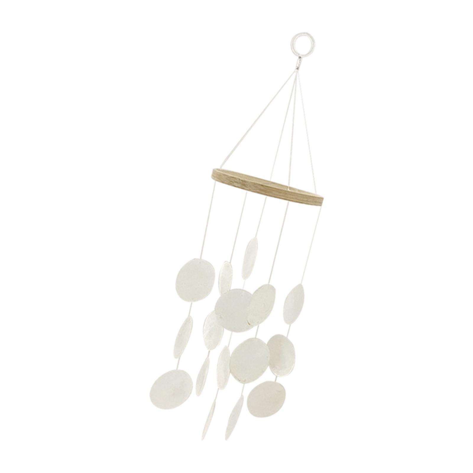 Bothyi - Shell Wind Chimes Decoración Colgante Windchimes Para Decoración De Jardín Blanco