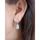 thumbnail image 3 of Argollas Huggies Zirconios Pavé Plata Fina Ley S925, 3 of 3