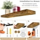 thumbnail image 4 of Estantes flotantes Sorbus Rustic Brown, 3 unidades, montados en la pared, 4 of 7