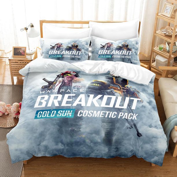 Anime Game Warface: Breakout Bedding Set Single Twin Full Size Bed Set Adult Kid Bedroom Duvet cover Sets Bed Sheets
