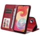 thumbnail image 5 of Funda Billetera para Samsung Galaxy A04E 4G con Porta Tarjetas y Soporte Ajustable Rojo, 5 of 5
