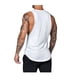 thumbnail image 2 of Polera Deportiva Musculosa Hombre Gimnasio Algodón Blanca L, 2 of 2