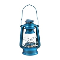 Magideal - Lámpara De Aceite De Queroseno Retro, Linterna De Aceite, Creativa, Regalo De Inauguración De La Casa, Lámpara De Camping, Decoración De Mesa Para Sal Azul