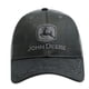 thumbnail image 2 of Gorro John Deere para hombre, piel al óleo, malla antracita, bordado en la parte trasera, 2 of 9