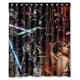 thumbnail image 1 of Cortina de ducha de Star Wars, juego de cortina de baño con ganchos, tamaño 60 x 72 pulgadas, 1 of 3