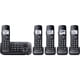 thumbnail image 1 of Teléfono Panasonic KX-TGE645M con 5 auriculares DECT y contestador, 1 of 3