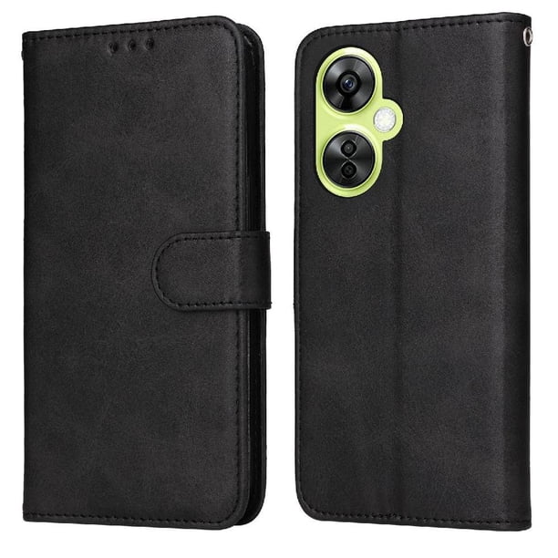 Funda Billetera para OnePlus Nord CE 3 Lite con Porta Tarjetas y Soporte Ajustable Negro
