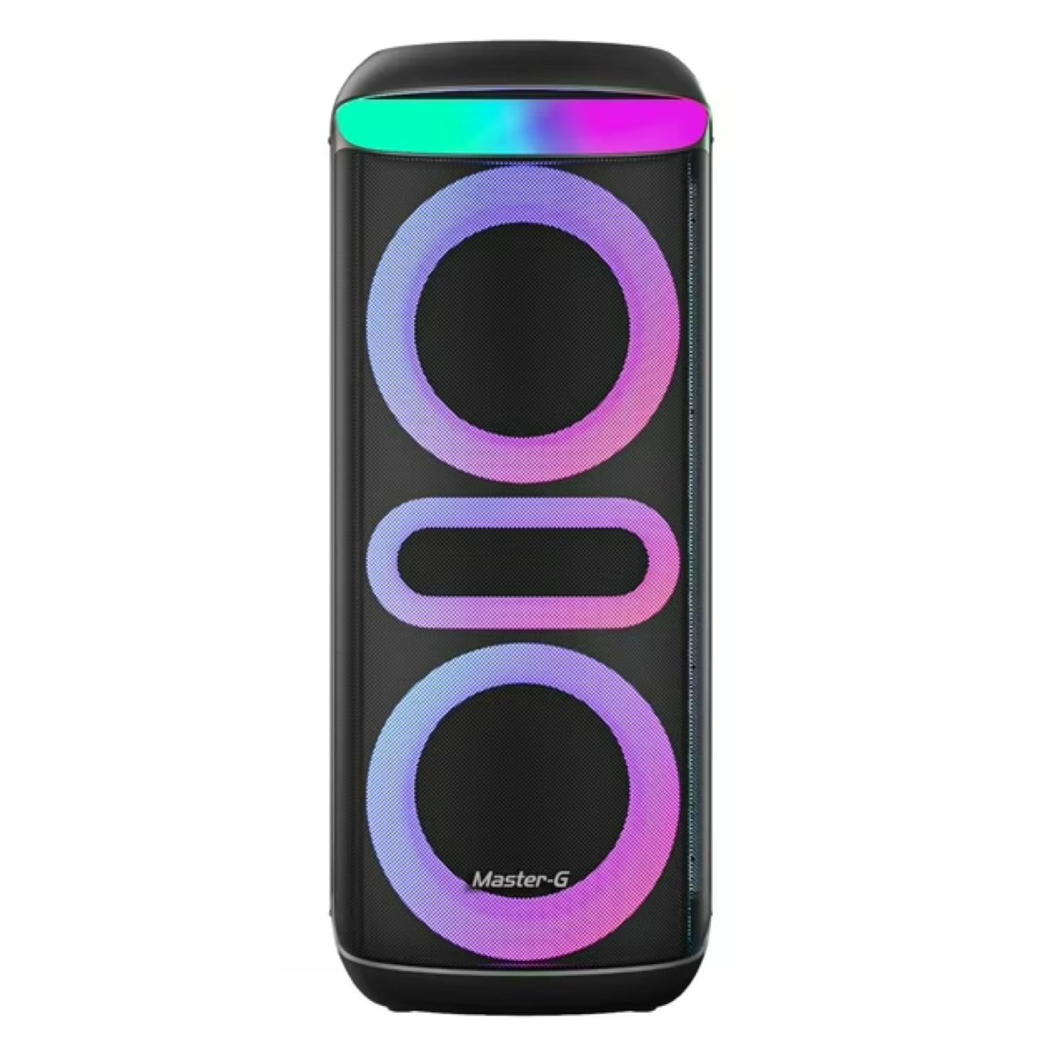 Master G - Parlante Bluetooth Portatil 60w Karaoke Led Zeus