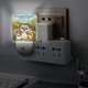 thumbnail image 5 of Puffin Rock Luz nocturna LED con sensor de anochecer a amanecer para dormitorio, baño, pasillo, escaleras - Lámpara LED nocturna de enchufe, 0.5W - 1 pieza, 5 of 6