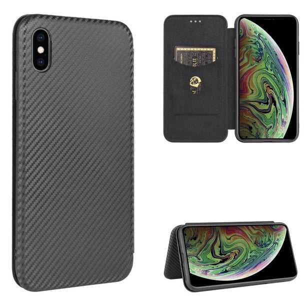 Funda Flip Para Iphone X/xs - Funda Magnética De Negocios, Funda Protectora Delgada