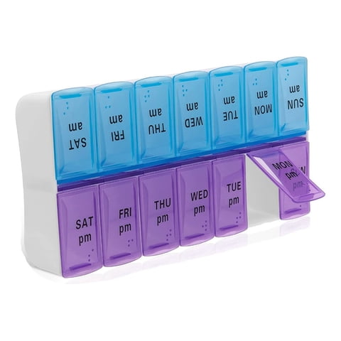 Genérico - Set 3 Pastilleros Toma Semanal Plastico Portatil Lau